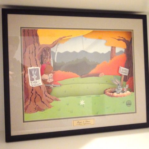 'Bugs & Elmer, A Classic Confrontation' purchased 1998, Warner Bros. Studio Store, New York